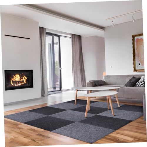 ROMISBABA Peel Stick Teppichfliesen 30 Stück Selbstklebende Fußmatten 30 X 30 cm Büro Zuhause Keller Bodenmatte Zum Krabbeln von ROMISBABA
