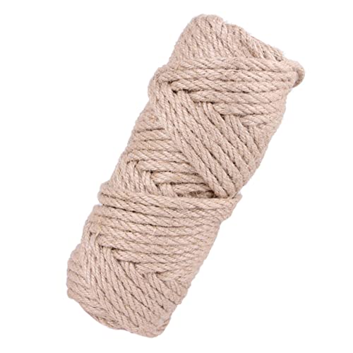 ROMISBABA 30M Natürliche Sisal Seilschnur für Katzenkratzspielzeug Sicheres und Langlebiges für Kätzchen zur Krallenpflege und Spielvergnügen ROMISBABA 30M Natürliche Sisal Seilschnur für Katzenkratzspielzeug Sicheres und Langlebiges für Kätzchen zur Krallenpflege und Spielvergnügen von ROMISBABA