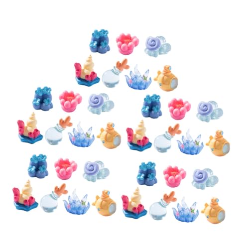 ROMISBABA 35 Stück Miniatur Aquarium Dekoration Teiliges Künstliche Korallen Meereslebewesen Ornamente Boot Resistent Harz für Aquarien Desktop Dekorationen ROMISBABA 35 Stück Miniatur Aquarium Dekoration Teiliges Künstliche Korallen Meereslebewesen Ornamente Boot Resistent Harz für Aquarien Desktop Dekorationen von ROMISBABA