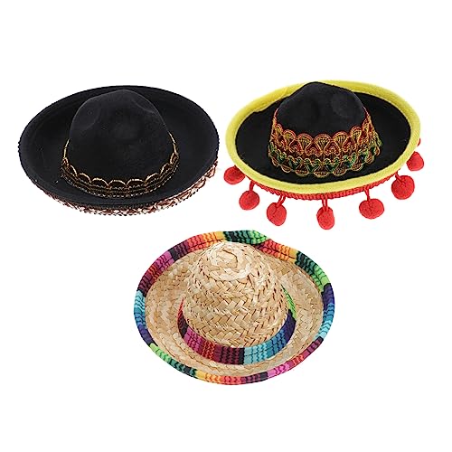 ROMISBABA 3Stücke Mexikanischer Haustier Halloween Hut Süßes Cosplay Zubehör für Katzen Halloween Partys und Kostümierungen Zufällige Designs ROMISBABA 3Stücke Mexikanischer Haustier Halloween Hut Süßes Cosplay Zubehör für Katzen Halloween Partys und Kostümierungen Zufällige Designs von ROMISBABA
