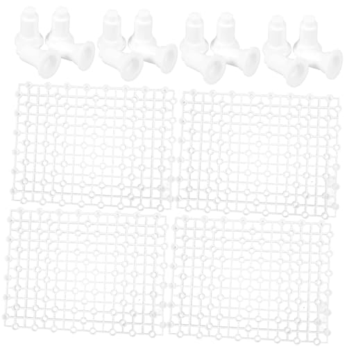 ROMISBABA 4stücke Teiliges Wiederverwendbare Aquarium-trennplatten Filterplatten Für Fischbecken Untere Gitter Für Aquarien Modulare Trennwände Für Optimales Fischzuchtmanagement von ROMISBABA