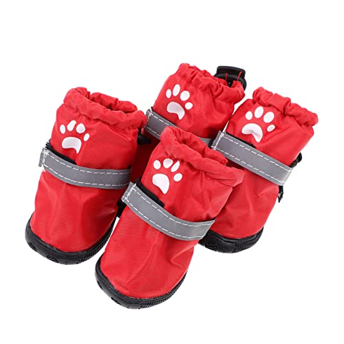 ROMISBABA 4 Stück Haustier Regenstiefel Hundestiefel wasserdichte Outdoor Schuhe rutschfeste Welpenschuhe wasserdichte Hundeschuhe Haustier Hundeschuhe wasserdichte Hundestiefel ROMISBABA 4 Stück Haustier Regenstiefel Hundestiefel wasserdichte Outdoor Schuhe rutschfeste Welpenschuhe wasserdichte Hundeschuhe Haustier Hundeschuhe wasserdichte Hundestiefel von ROMISBABA