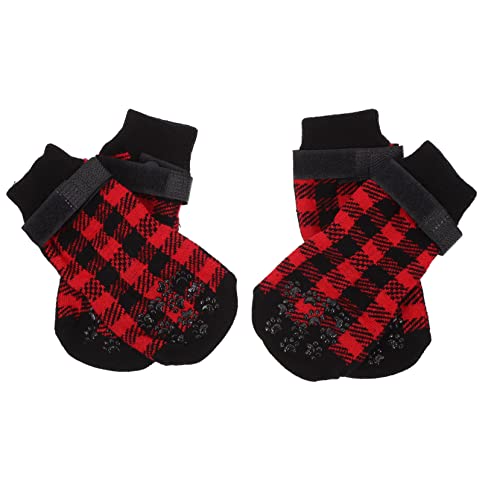ROMISBABA Warme Haustier-Schuhe 4 Stück Weihnachtliche Hundesocken Haustiersocken Für Den Boden ROMISBABA Warme Haustier-Schuhe 4 Stück Weihnachtliche Hundesocken Haustiersocken Für Den Boden von ROMISBABA