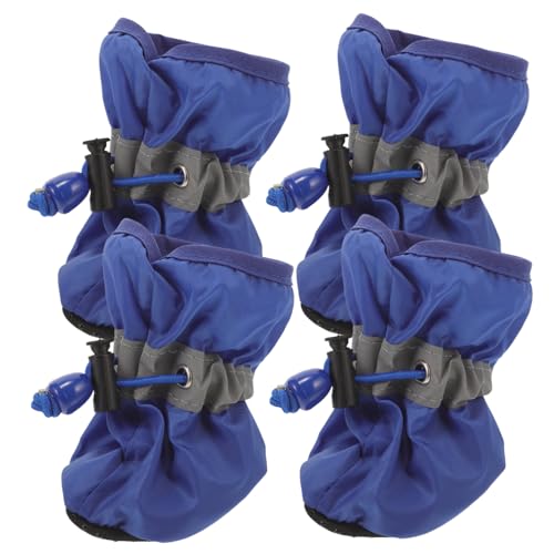 ROMISBABA Hundeschuhe wasserdichte Hundestiefel blau Hundestiefel Größe 7 wetterfest Schutz für Haustierpfoten ROMISBABA Hundeschuhe wasserdichte Hundestiefel blau Hundestiefel Größe 7 wetterfest Schutz für Haustierpfoten von ROMISBABA
