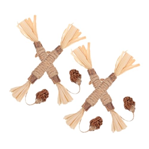 ROMISBABA 4 Stück Teiliges Katzenspielzeug aus Katzenminze Sticks Interaktive Kauspielzeuge für Kleine bis Mittelgroße Katzen zur Zahnpflege und Beschäftigung Drinnen und Draußen ROMISBABA 4 Stück Teiliges Katzenspielzeug aus Katzenminze Sticks Interaktive Kauspielzeuge für Kleine bis Mittelgroße Katzen zur Zahnpflege und Beschäftigung Drinnen und Draußen von ROMISBABA