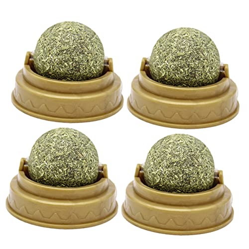 ROMISBABA 4 Stück Verdauungsförderer Für Katzen Lecken Kneifen Drinnen Katzenminze Puzzle Katze Leckt Ball Katzenbissball Katzensnacks Süßigkeiten Katze Behandelt Minzkugel Green ROMISBABA 4 Stück Verdauungsförderer Für Katzen Lecken Kneifen Drinnen Katzenminze Puzzle Katze Leckt Ball Katzenbissball Katzensnacks Süßigkeiten Katze Behandelt Minzkugel Green von ROMISBABA