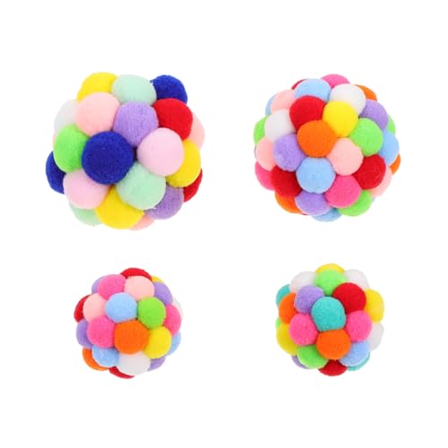 ROMISBABA 4 Stück lustiger Katzenball Katzenspielzeug für Wohnungskatzen Katzenspielzeug interaktiv interaktives katzenspielzeug Interactive cat Toy Kauspielzeug für Katzen Katze neckt Ball ROMISBABA 4 Stück lustiger Katzenball Katzenspielzeug für Wohnungskatzen Katzenspielzeug interaktiv interaktives katzenspielzeug Interactive cat Toy Kauspielzeug für Katzen Katze neckt Ball von ROMISBABA