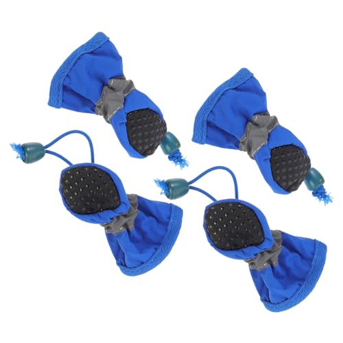 ROMISBABA Hundeschuhe 4er Set Haustierstiefel Design Für Outdoor-aktivitäten Und Regnerische Tage ROMISBABA Hundeschuhe 4er Set Haustierstiefel Design Für Outdoor-aktivitäten Und Regnerische Tage von ROMISBABA