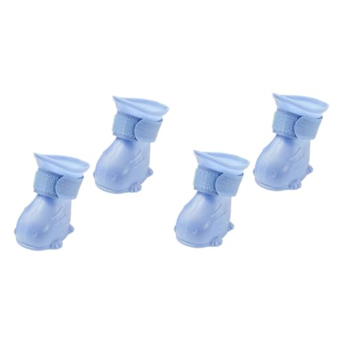 ROMISBABA 4pcs Hundeschuhe Haustier Regenstiefel Welpen Regenschuhe Outdoor Hund Regenschuhe Bequemes Und Robustes Material ROMISBABA 4pcs Hundeschuhe Haustier Regenstiefel Welpen Regenschuhe Outdoor Hund Regenschuhe Bequemes Und Robustes Material von ROMISBABA