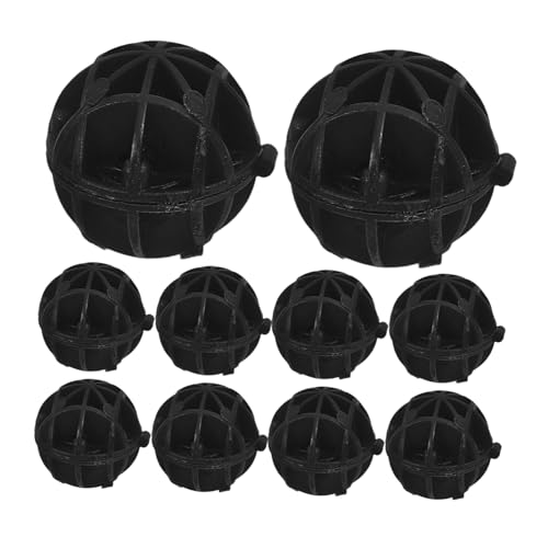 ROMISBABA 40 Stück Biococcus Aquariumfilter Runde Kugeln Für Aquarien Runde PVC Filterbälle Filterzubehör Kleine Filterkugel Aquarienzubehör Schwarze Abs ROMISBABA 40 Stück Biococcus Aquariumfilter Runde Kugeln Für Aquarien Runde PVC Filterbälle Filterzubehör Kleine Filterkugel Aquarienzubehör Schwarze Abs von ROMISBABA
