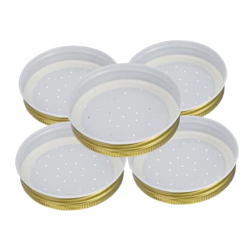 ROMISBABA 5stücke Bienen-tränke Mit Metalldeckel Teiliges Imkereizubehör Für Einfachen Zugang Zu Wasser Robust Und Wiederverwendbar Multifunktional Für Bienenstöcke Und Flexible ROMISBABA 5stücke Bienen-tränke Mit Metalldeckel Teiliges Imkereizubehör Für Einfachen Zugang Zu Wasser Robust Und Wiederverwendbar Multifunktional Für Bienenstöcke Und Flexible von ROMISBABA