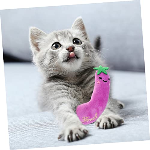 ROMISBABA 5 Stück Plüsch Katzenspielzeug mit Katzenminze Gemüseform Kuscheltier Kätzchen Fördert Aktivität und Kauen für Wohnungskatzen Verhaltensänderung ROMISBABA 5 Stück Plüsch Katzenspielzeug mit Katzenminze Gemüseform Kuscheltier Kätzchen Fördert Aktivität und Kauen für Wohnungskatzen Verhaltensänderung von ROMISBABA