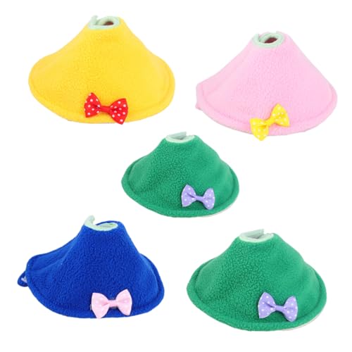 ROMISBABA 5stücke Halskrause Für Papageien Vogelschutzhalsband Anti-Pick-Halsband Halstuch Für Haustiervögel Zubehör Für Papageien von ROMISBABA