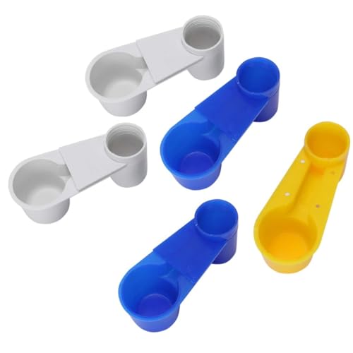 ROMISBABA 5 Stück Teiliges Vogeltränken Automatischer Wasserausgabe Doppelöffnung Trinkbecher für Tauben und Papageien Kunststoff Einfache Reinigung Geeignet für Vogelkäfig Zufällige Farbe ROMISBABA 5 Stück Teiliges Vogeltränken Automatischer Wasserausgabe Doppelöffnung Trinkbecher für Tauben und Papageien Kunststoff Einfache Reinigung Geeignet für Vogelkäfig Zufällige Farbe von ROMISBABA