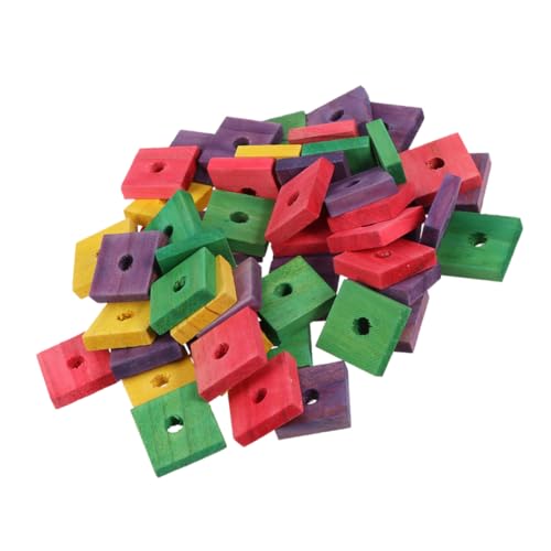 ROMISBABA 50stücke Teiliges Papageien Kauspielzeug Aus Holz Bunte DIY Holzplatten Für Vögel Interaktive Vogelspielzeuge Zur Verbesserung Der Stimmung Spaß Und Bewegung ROMISBABA 50stücke Teiliges Papageien Kauspielzeug Aus Holz Bunte DIY Holzplatten Für Vögel Interaktive Vogelspielzeuge Zur Verbesserung Der Stimmung Spaß Und Bewegung von ROMISBABA