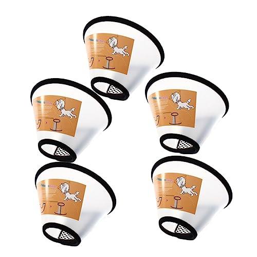 ROMISBABA Elisabethanisches Halsband-Set Für Haustiere 5-teilig Haustier-halskreis Gegen Lecken Und Kratzen Größe 7 16–18 cm ROMISBABA Elisabethanisches Halsband-Set Für Haustiere 5-teilig Haustier-halskreis Gegen Lecken Und Kratzen Größe 7 16–18 cm von ROMISBABA