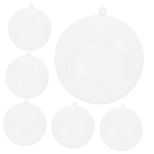 ROMISBABA 6 Stück Pflanzenhalter Kugelförmig Transparent Hängend Für Luftpflanzen Sukkulenten Terrarium Dekoration von ROMISBABA