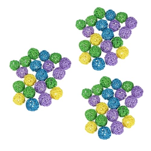 ROMISBABA 60 STK Papagei Rattankugeln Vögel Spielzeug Vogelbälle Rattankugeln dekorativ knete Spielzeug kauspielzeug Bird Toys Vogelspielzeug aus Rattan Papageienspielzeug aus Rattan Hölzern ROMISBABA 60 STK Papagei Rattankugeln Vögel Spielzeug Vogelbälle Rattankugeln dekorativ knete Spielzeug kauspielzeug Bird Toys Vogelspielzeug aus Rattan Papageienspielzeug aus Rattan Hölzern von ROMISBABA