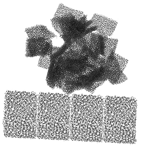 ROMISBABA 60 Stück Filterschwamm Schwämme Abwaschen Brunnen-klarwasseraufbereitung Filtermedien Für Aquarien Wasserfilterbehälter Filter-kit Reinigen Von Schwämmen Schwammfilter Black von ROMISBABA