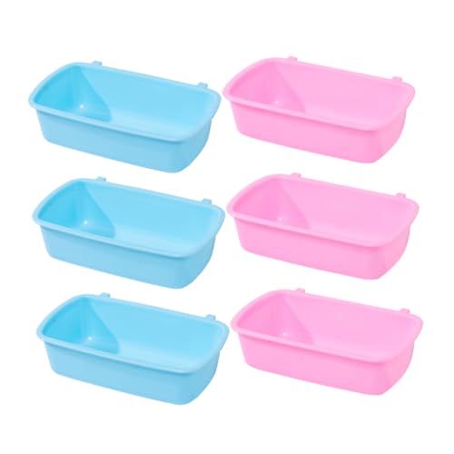 ROMISBABA 6St Futterbox für Hamster Schüsseln Haustierbedarf Hund Wasserspender für Haustiere Futterautomat Nassfutter für Katzen hamsterzubehör Hamster zubehör Hamsterfutter Rattenfutter pp ROMISBABA 6St Futterbox für Hamster Schüsseln Haustierbedarf Hund Wasserspender für Haustiere Futterautomat Nassfutter für Katzen hamsterzubehör Hamster zubehör Hamsterfutter Rattenfutter pp von ROMISBABA