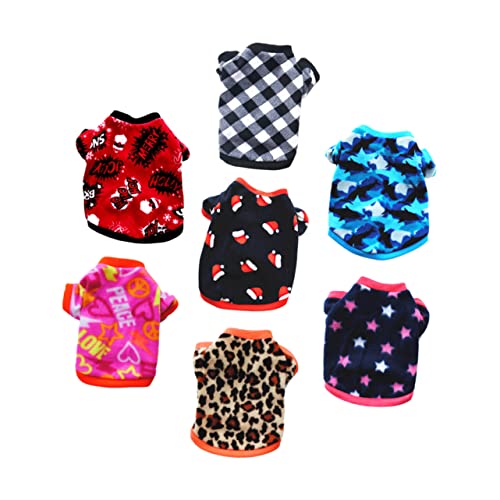 ROMISBABA 7-teiliges Hundemantel-Set Aus Polarfleece für Bequeme ROMISBABA 7-teiliges Hundemantel-Set Aus Polarfleece für Bequeme von ROMISBABA