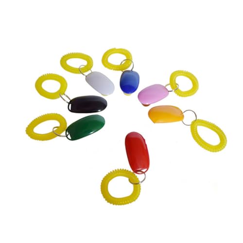 ROMISBABA -Clicker-Set für das Training von Haustieren 7 Clicker Handgelenksgurte für Hunde Katzen Vögel ROMISBABA -Clicker-Set für das Training von Haustieren 7 Clicker Handgelenksgurte für Hunde Katzen Vögel von ROMISBABA