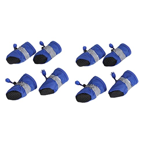 ROMISBABA 2 Sets Bequeme Haustierschuhe Für Hunde Größe XL Hundestiefel Für Outdoor-aktivitäten 4 Stück * 2 von ROMISBABA