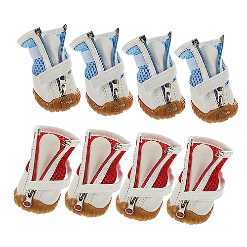 ROMISBABA 8 Stück Haustierschuhe hundeschuhe Paws pfotenschutz Dog Shoes Hundestiefel kleine Welpenschuhe Sommerschuhe für Welpen Mesh-Schuhe für Haustiere Haustier Stiefel Gummi ROMISBABA 8 Stück Haustierschuhe hundeschuhe Paws pfotenschutz Dog Shoes Hundestiefel kleine Welpenschuhe Sommerschuhe für Welpen Mesh-Schuhe für Haustiere Haustier Stiefel Gummi von ROMISBABA