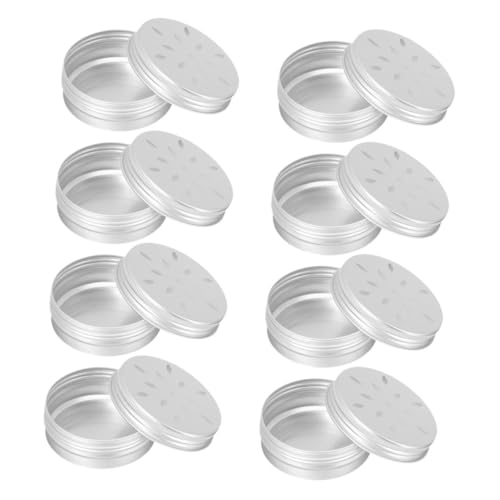 ROMISBABA 8 Stück Teiliges Aluminium Trainingsset für Hunde Geruchserkennung und Nasenarbeit Langlebige Metallbehälter für Professionelle und Private Hundearbeit Geruchsneutrale Hundeboxen von ROMISBABA