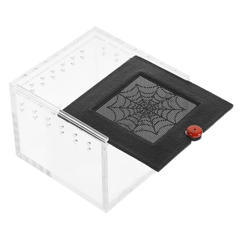 ROMISBABA Acryl Terrarium Für Reptilien Und Insekten Klare Futter Und Beobachtungsbox Für Kleine Tiere Wie Spinnen Geckos Und Schlangen Belüftete Und Sichere Aufbewahrungslösung ROMISBABA Acryl Terrarium Für Reptilien Und Insekten Klare Futter Und Beobachtungsbox Für Kleine Tiere Wie Spinnen Geckos Und Schlangen Belüftete Und Sichere Aufbewahrungslösung von ROMISBABA