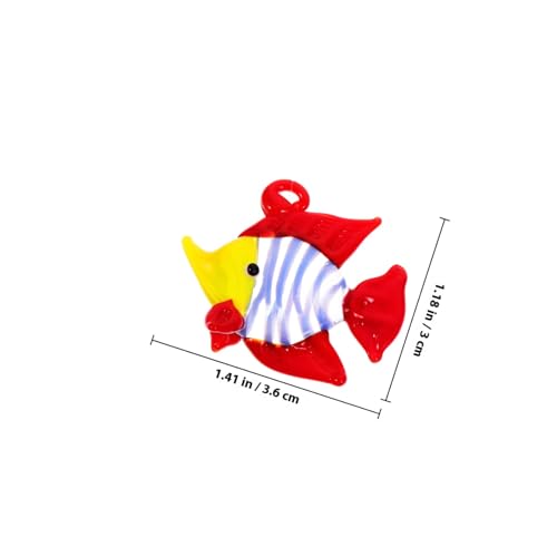 ROMISBABA Aquarium Dekoration Glasfigur Schwimmend Fischmotiv Bunte Glasornamente für Fischbecken Lebendige Miniatur Meereslandschaft Geschenk für Aquarienliebhaber ROMISBABA Aquarium Dekoration Glasfigur Schwimmend Fischmotiv Bunte Glasornamente für Fischbecken Lebendige Miniatur Meereslandschaft Geschenk für Aquarienliebhaber von ROMISBABA