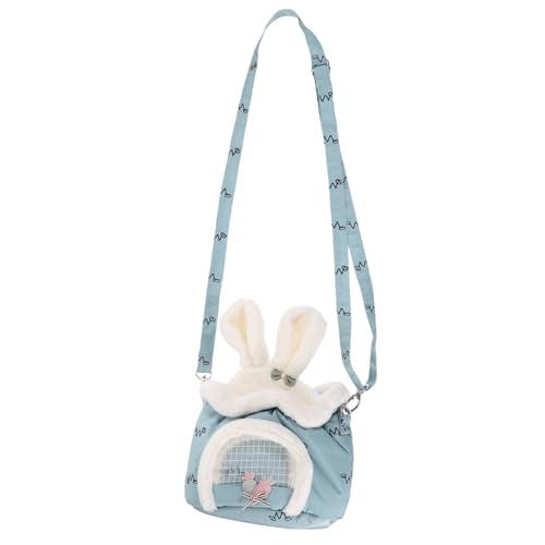 ROMISBABA Atmungsaktive Hamster Tragetasche Komfortabel und Bequem Portable Kleintier Reisetasche für Hamster und Kleine Haustiere für Reisen und Outdoor Aktivitäten von ROMISBABA