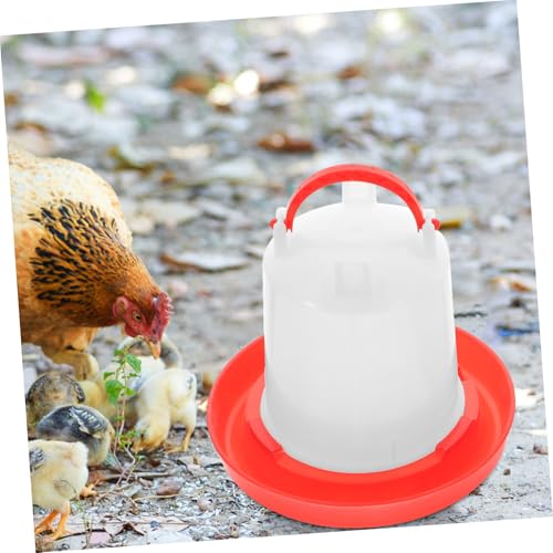 ROMISBABA Automatischer Hühner Futterautomat mit Wasserspender Robuster Futtertröge und Hygienischem Design Platzsparend für Geflügelhaltung Zuhause Professionellen Einsatz von ROMISBABA