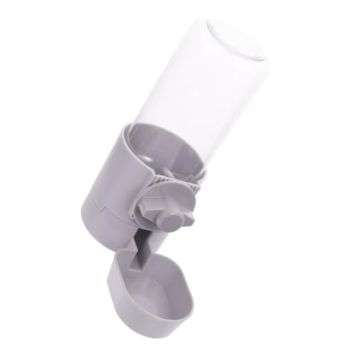 ROMISBABA Automatischer Trinkbrunnen Hund Haustier klein Trinken Käfig trinkbrunnen fã¼r Katzen für Katzen trinkbrunnen wasserflasche Wasserspender für Welpen Katze wasserhalter Plastik Grey von ROMISBABA