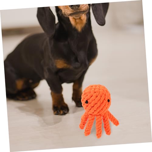 ROMISBABA Baumwoll Seil Hundekauspielzeug Zähfestes Welpen Zahnpflege Geflochtenes Molaren Kauspielzeug für Kleine bis Große Hunde Interaktives Pet Training Zubehör Langlebig und Sicher von ROMISBABA