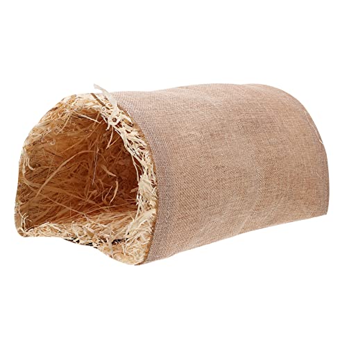 ROMISBABA Bunny Hamster Tunnelhaus Beheiztes Schlafnest für Kleintiere Warmes Versteck für Hamster Meerschweinchen und Andere Haustiere für Käfig oder Boden Bequem und Gemütlich Hellbraun ROMISBABA Bunny Hamster Tunnelhaus Beheiztes Schlafnest für Kleintiere Warmes Versteck für Hamster Meerschweinchen und Andere Haustiere für Käfig oder Boden Bequem und Gemütlich Hellbraun von ROMISBABA