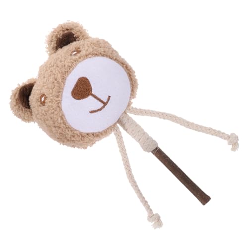 ROMISBABA Cat Teaser Rod mit Plüsch Tierkopf Interaktives Silvervine Katzenspielzeug zur Bindung Bekämpfung von Beißverhalten für Katzen und Kätzchen ROMISBABA Cat Teaser Rod mit Plüsch Tierkopf Interaktives Silvervine Katzenspielzeug zur Bindung Bekämpfung von Beißverhalten für Katzen und Kätzchen von ROMISBABA