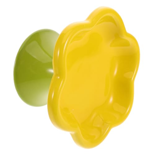 ROMISBABA Erhöhter Futter- Und Wassernapf Für Katzen: Keramiknapf in Blumenform – Ergonomischer, Erhöhter Snack- Und Wasserbehälter Für Kätzchen Und Hunde ROMISBABA Erhöhter Futter- Und Wassernapf Für Katzen: Keramiknapf in Blumenform – Ergonomischer, Erhöhter Snack- Und Wasserbehälter Für Kätzchen Und Hunde von ROMISBABA