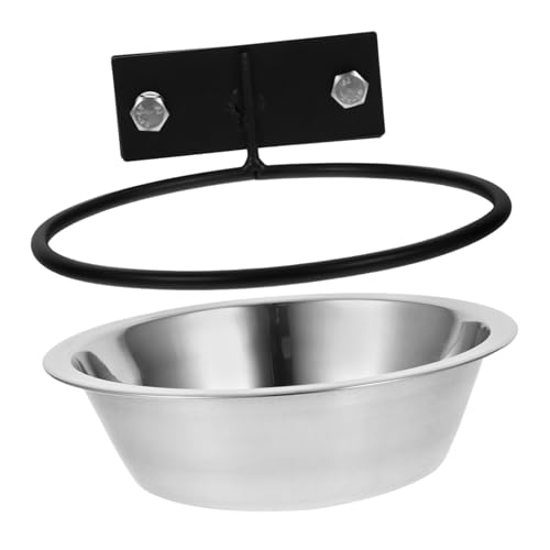 ROMISBABA Erhöhter Wandnapf aus Edelstahl für Katzen und Hunde Ergonomisch Robust Platzsparend Komfortable Futterstation für Kleine Haustiere rutschfest Vielseitig Einsetzbar von ROMISBABA