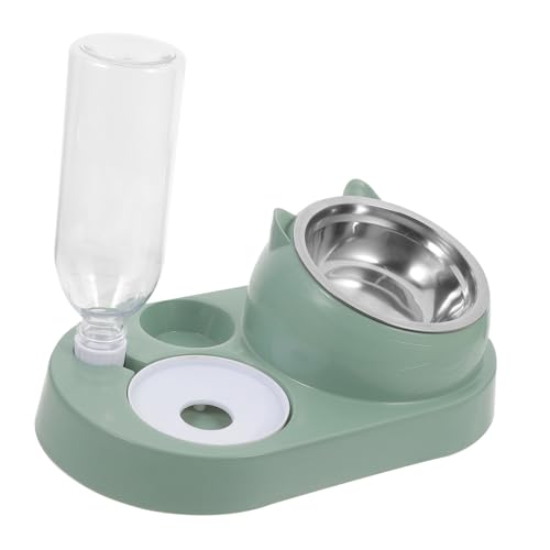 ROMISBABA Automatischer Futterspender für Katzen und Hunde Doppelnapf-Design Wasserspender bissfester Kunststoff Raumdekoration ROMISBABA Automatischer Futterspender für Katzen und Hunde Doppelnapf-Design Wasserspender bissfester Kunststoff Raumdekoration von ROMISBABA