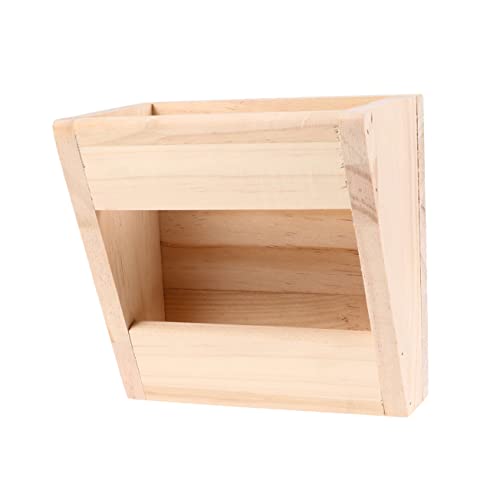 ROMISBABA Feeder-Rack Kaninchen Hase Heu Haustier Zubehör Für Meerschweinchen Schüssel Stand Klein Grasständer Gras Stehen Grasschale Bambus von ROMISBABA