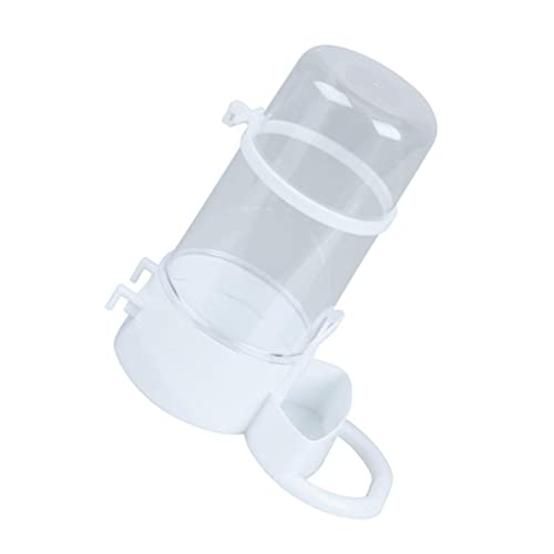 ROMISBABA Futterautomat für Hamster Spender automatische Zuführung Fütterung Automatic pet Feeder Futterautomat für Kleintiere Plastikfutterautomaten selbstspendender Futterautomat Weiß von ROMISBABA