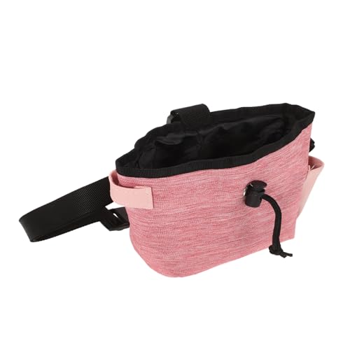 ROMISBABA Futterbeutel für Hundetraining aus Oxford Tragbare Snacktasche mit Zusätzlicher Tasche für Hundekotbeutel Praktische Bauchtasche für Welpenfutter und Outdoor von ROMISBABA