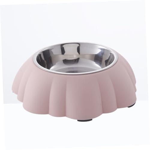 ROMISBABA Futternapf für Haustiere Katzenfutter Hundenäpfe Futterspender Essen erzogen ausstecher Rentier Puppy kotzende Katzen Hundehaufen cat Haustiernapf Futterautomat für Haustiere Rosa von ROMISBABA