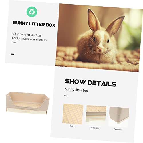 ROMISBABA Große Kaninchentoilette aus Langlebigem Material mit Auslaufsicherem Design und Abgerundeten Kanten für Kleine Haustiere Wie Kaninchen Meerschweinchen und Zwergkaninchen im ROMISBABA Große Kaninchentoilette aus Langlebigem Material mit Auslaufsicherem Design und Abgerundeten Kanten für Kleine Haustiere Wie Kaninchen Meerschweinchen und Zwergkaninchen im von ROMISBABA