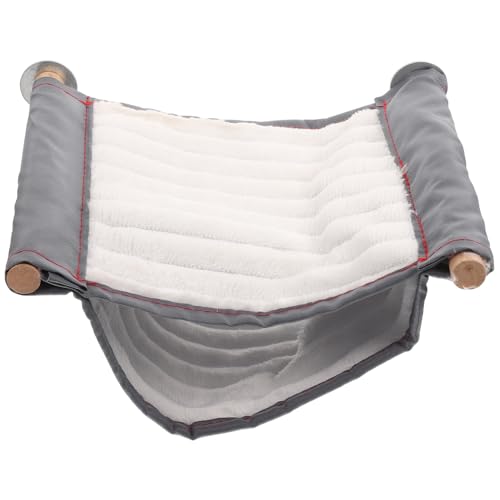 ROMISBABA Hängematte für Kleintiere Komfortables Atmungsaktives Winterbett für Hamster Meerschweinchen Chinchillas Große Weiche Abnehmbare Haustier Hängematte Vielseitig und Warm ROMISBABA Hängematte für Kleintiere Komfortables Atmungsaktives Winterbett für Hamster Meerschweinchen Chinchillas Große Weiche Abnehmbare Haustier Hängematte Vielseitig und Warm von ROMISBABA