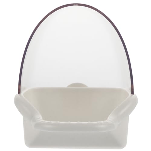 ROMISBABA Hängende Vogelbadewanne Groß Multifunktionaler Vogel Futterspender und Badebecken Stabiler Leicht zu Reinigender Vogeltränke für Papageien Wellensittiche Geeignet für Außenbereich von ROMISBABA