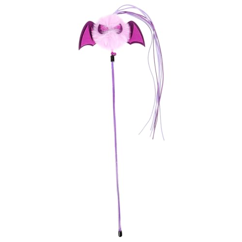 ROMISBABA Halloween Katzenspielzeug Katzenangel mit Kreativer Monsterform Interaktives Kätzchenspielzeug für Wohnungskatzen Langlebiger Teasing Stick aus Sicheren Materialien für ROMISBABA Halloween Katzenspielzeug Katzenangel mit Kreativer Monsterform Interaktives Kätzchenspielzeug für Wohnungskatzen Langlebiger Teasing Stick aus Sicheren Materialien für von ROMISBABA