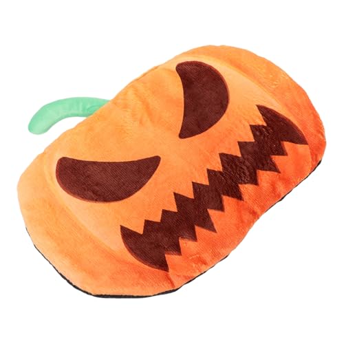 ROMISBABA Halloween Kürbis Haustierunterlage rutschfest Maschinenwaschbar Katzennest Hundematte Komfortables Pet Pad für Kleine Hunde und Katzen Ganzjährig von ROMISBABA