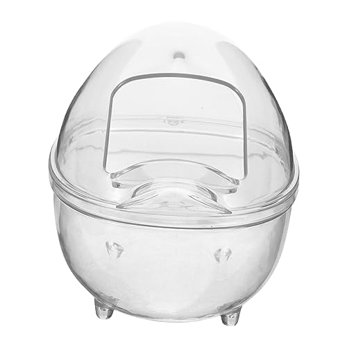 ROMISBABA Hamster Badewanne für Kleine Transparenter Sandbadbehälter Hamsterkäfig Zubehör für Pflege von Rennmäusen und Chinchillas ROMISBABA Hamster Badewanne für Kleine Transparenter Sandbadbehälter Hamsterkäfig Zubehör für Pflege von Rennmäusen und Chinchillas von ROMISBABA
